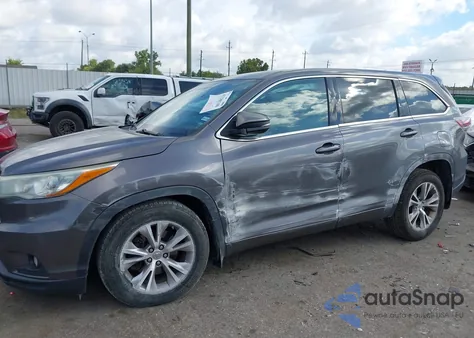 2015 Toyota Highlander Le Plus V6 from USA, damaged, VIN 5TDBKRFH7FS101692